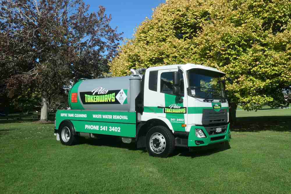 Petes Takeaways specialised Septic Tank Trucks